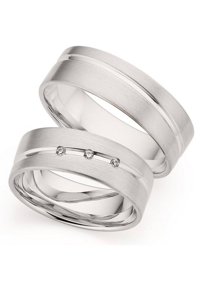 Phönix Trauring Schmuck Geschenk Silber 925 Trauring Ehering LIEBE versch. Varianten, Made in Germany - wahlweise mit oder ohne Brillanten von Phönix