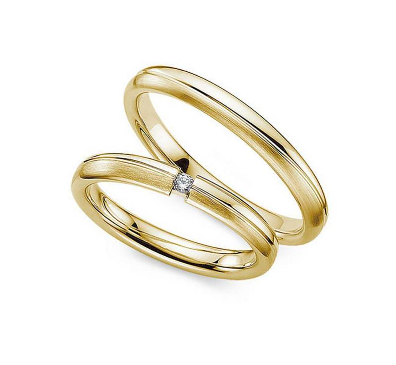 Phönix Trauring Schmuck Geschenk Partnerring Ehering Goldring, Made in Germany - wahlweise mit oder ohne Brillant von Phönix