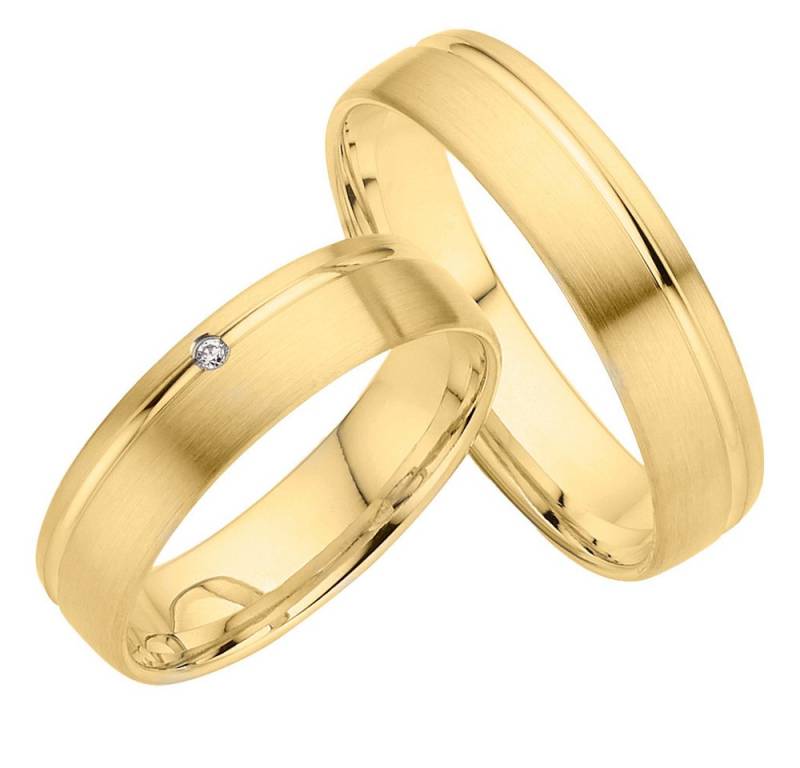 Phönix Trauring Schmuck Partnerring Ehering Verlobungsring Freundschaftsring, Made in Germany - wahlweise mit oder ohne Brillant von Phönix