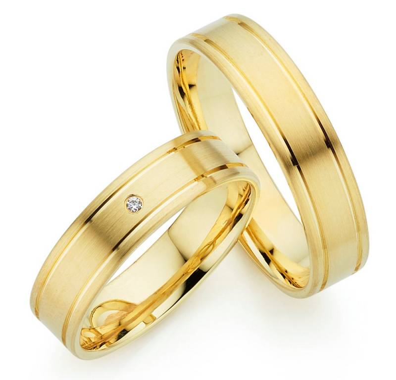 Phönix Trauring Schmuck Partnerring Ehering Verlobungsring Freundschaftsring, Made in Germany - wahlweise mit oder ohne Brillant von Phönix