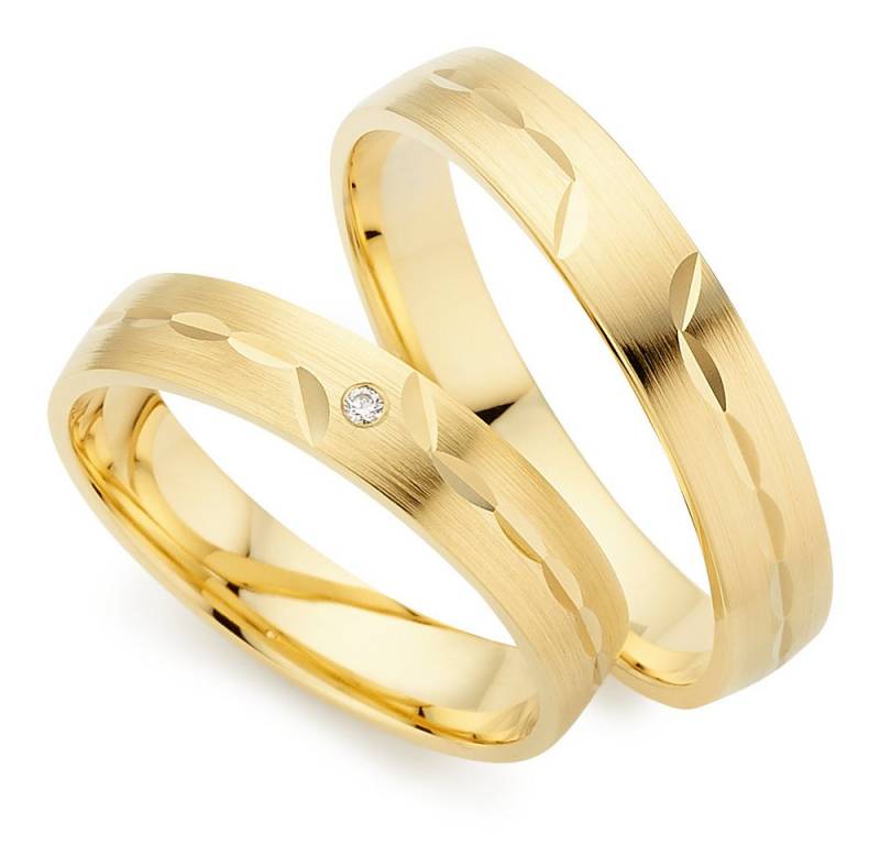 Phönix Trauring Schmuck Partnerring Ehering Verlobungsring Freundschaftsring, Made in Germany - wahlweise mit oder ohne Brillant von Phönix