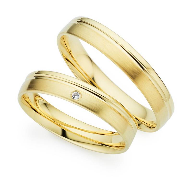 Phönix Trauring Schmuck Partnerring Ehering Verlobungsring Freundschaftsring, Made in Germany - wahlweise mit oder ohne Brillant von Phönix