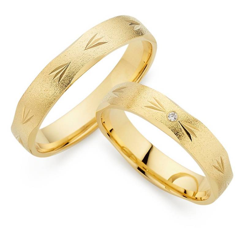 Phönix Trauring Schmuck Partnerring Ehering Verlobungsring Freundschaftsring, Made in Germany - wahlweise mit oder ohne Brillant von Phönix