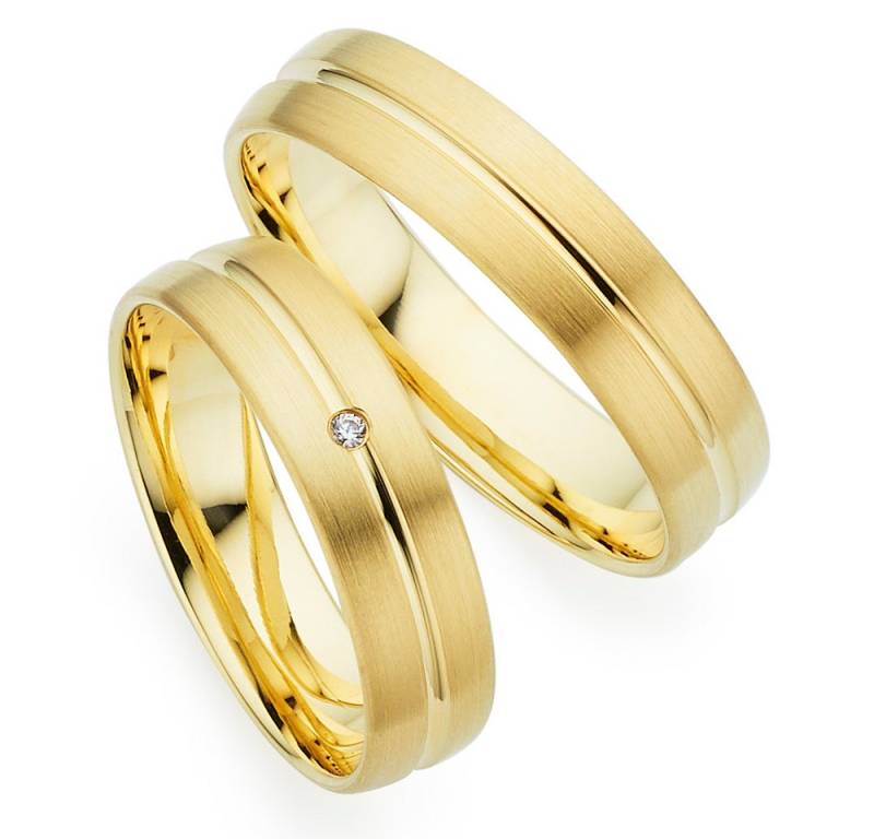 Phönix Trauring Schmuck Partnerring Ehering Verlobungsring Freundschaftsring, Made in Germany - wahlweise mit oder ohne Brillant von Phönix