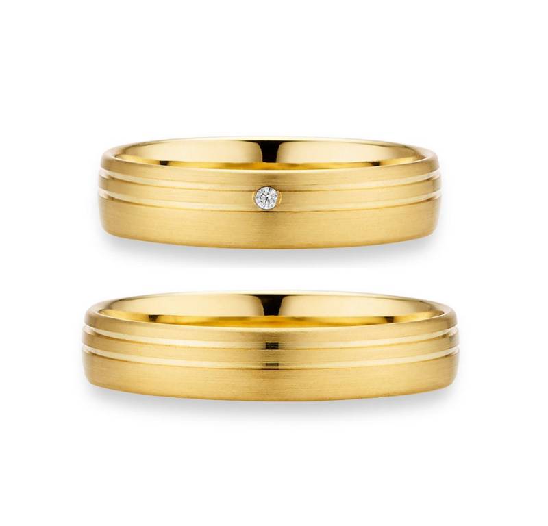 Phönix Trauring Schmuck Partnerring Ehering Verlobungsring Freundschaftsring, Made in Germany - wahlweise mit oder ohne Brillant von Phönix