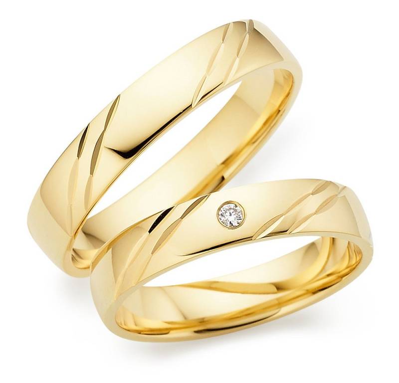 Phönix Trauring Schmuck Partnerring Ehering Verlobungsring Freundschaftsring, Made in Germany - wahlweise mit oder ohne Brillant von Phönix