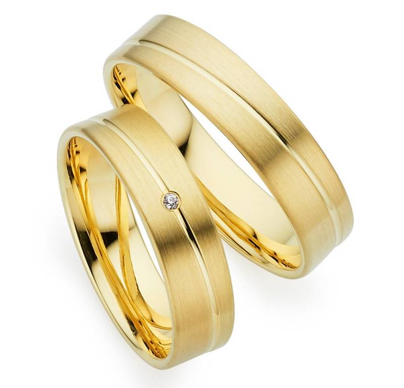 Phönix Trauring Schmuck Partnerring Ehering Verlobungsring Freundschaftsring, Made in Germany - wahlweise mit oder ohne Brillant von Phönix