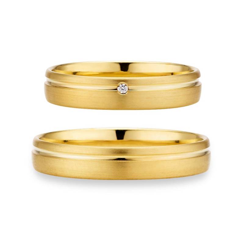 Phönix Trauring Schmuck Partnerring Ehering Verlobungsring Freundschaftsring, Made in Germany - wahlweise mit oder ohne Brillant von Phönix