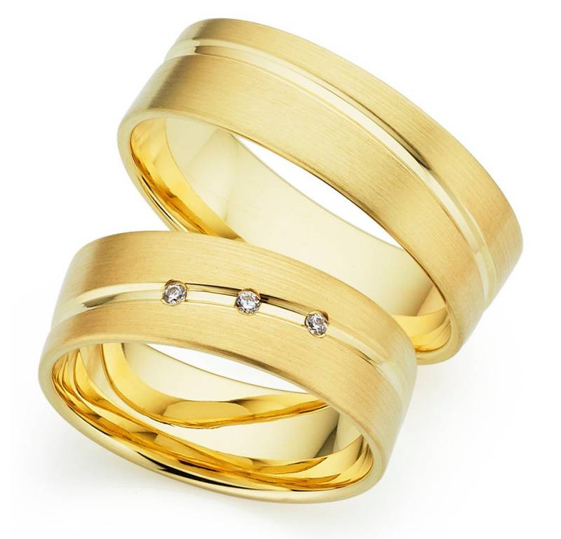 Phönix Trauring Schmuck Partnerring Ehering Verlobungsring Freundschaftsring, Made in Germany - wahlweise mit oder ohne Brillant von Phönix