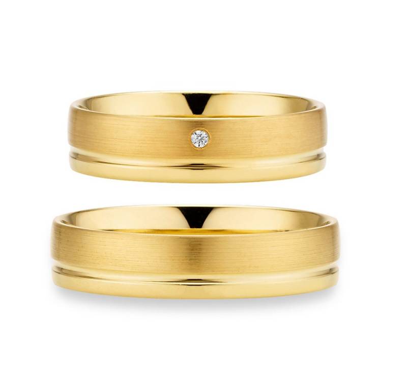 Phönix Trauring Schmuck Partnerring Ehering Verlobungsring Freundschaftsring, Made in Germany - wahlweise mit oder ohne Brillant von Phönix