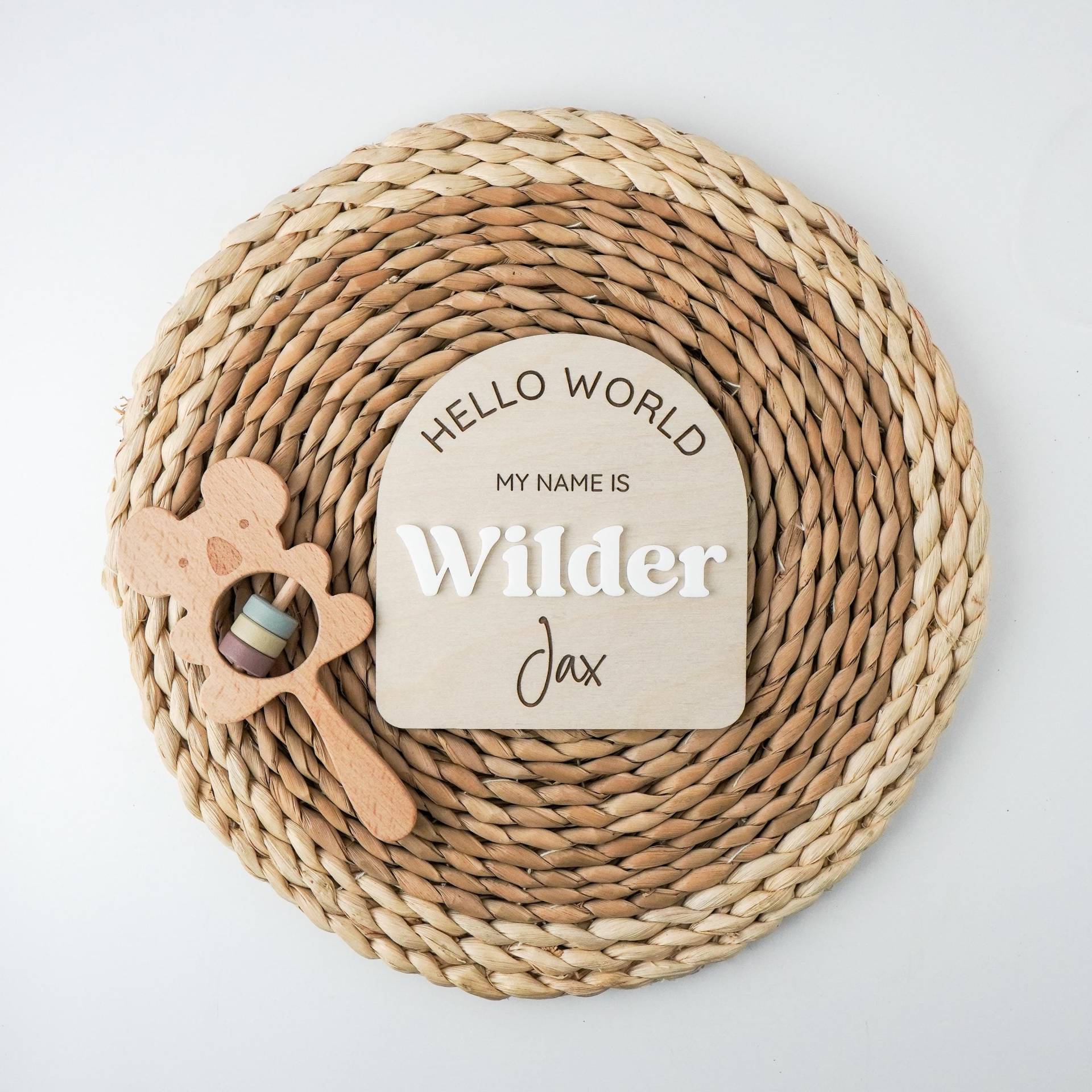 Personalisierte Baby Ankündigung Zeichen Hallo Mein Name Ist Ankunft Holzschild Benutzerdefinierte Acryl Geburtsankündigung Plakette 3D Personalisierte Baby Ankündigung Zeichen Hallo Mein Name Ist Ankunft Holzschild Benutzerdefinierte Acryl Geburtsankündigung Plakette 3D von PhoenixCove