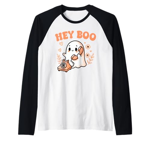Hey Boo Ghost Girl Calling Phone Halloween Spooky Boo JEE Raglan Hey Boo Ghost Girl Calling Phone Halloween Spooky Boo JEE Raglan von Phone Case Halloween Ghost Hey Boo Halloween Shirt