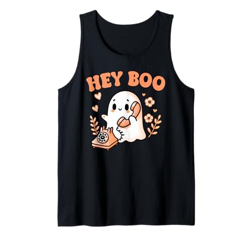 Hey Boo Ghost Girl Calling Phone Halloween Spooky Boo JEE Tank Top Hey Boo Ghost Girl Calling Phone Halloween Spooky Boo JEE Tank Top von Phone Case Halloween Ghost Hey Boo Halloween Shirt