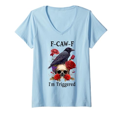 Damen You Had Me at Trigger Warning Smut Book Smutty Dark Romance T-Shirt mit V-Ausschnitt Damen You Had Me at Trigger Warning Smut Book Smutty Dark Romance T-Shirt mit V-Ausschnitt von Phone Case You Had Me At Trigger Warning Shirt