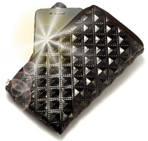 PhoneMate 10012 Handyanhänger Dreamer für Handy und Kreditkarten, echte geprägte Tasche/Skin/Hülle/Brieftasche/Kartenhalter für Motorola EM25, Mitternachtsschwarz PhoneMate 10012 Handyanhänger Dreamer für Handy und Kreditkarten, echte geprägte Tasche/Skin/Hülle/Brieftasche/Kartenhalter für Motorola EM25, Mitternachtsschwarz von PhoneMate