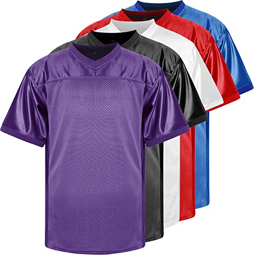 Phoneutrix Blank Fußball Trikot, Sport T Shirt Hip Hop Trikot für Party, Violett, Klein von Phoneutrix