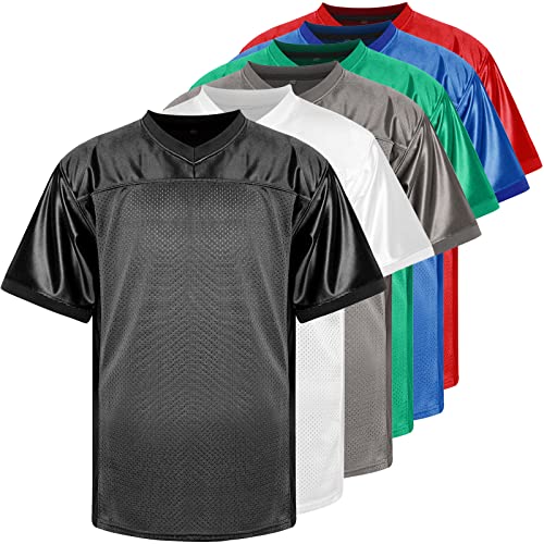 Phoneutrix Blank Fußball Trikot Sport T-Shirt Hip Hop Trikot für Party, schwarz, Klein von Phoneutrix