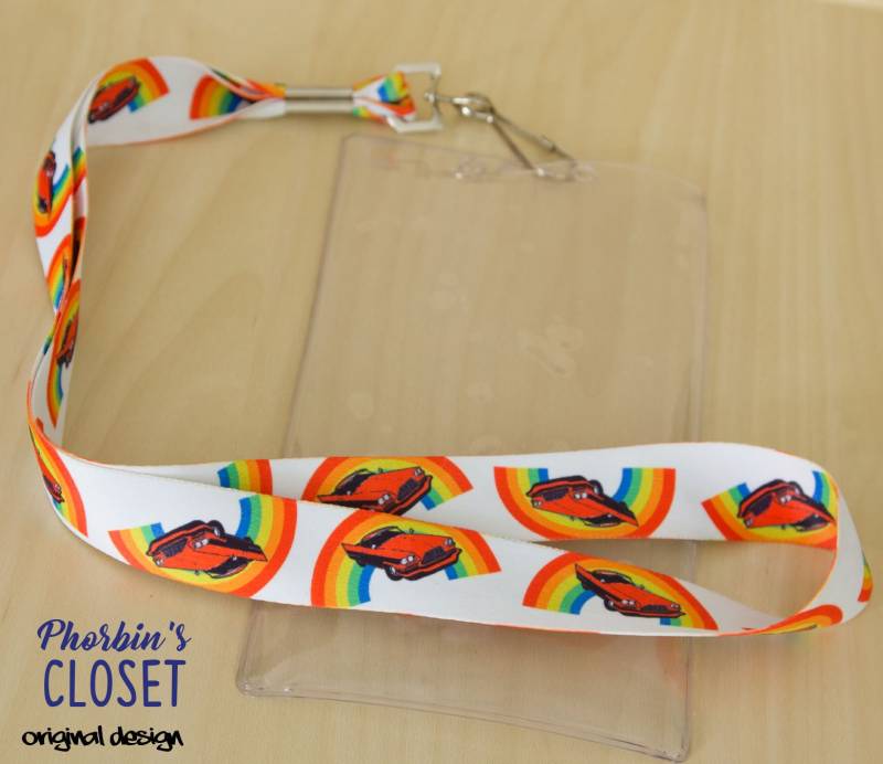 Cadillac Rainbow Lanyard, Phish Tickethalter, Haley's Comet Xl Tickethalter Badge Inhaber von PhorbinsCloset