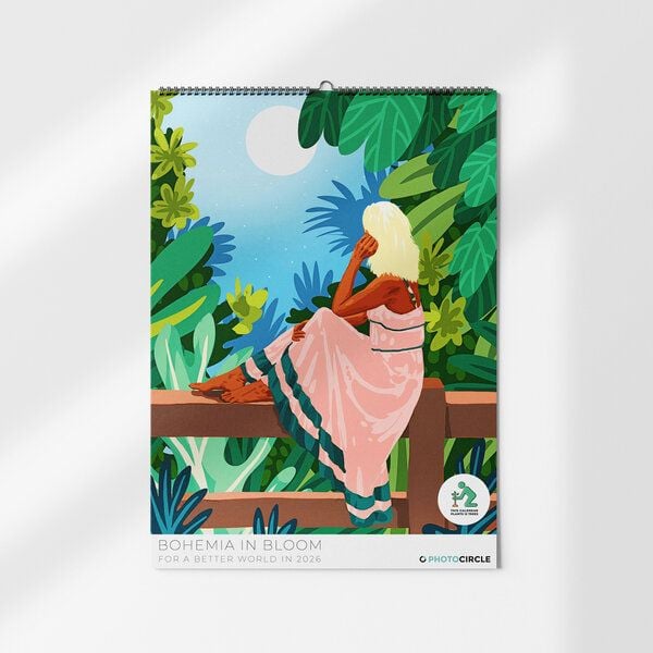 Photocircle Bohemia in Bloom Kalender 2026 – Nachhaltiger Kunstkalender von 83 Oranges / Uma Gokhale von Photocircle