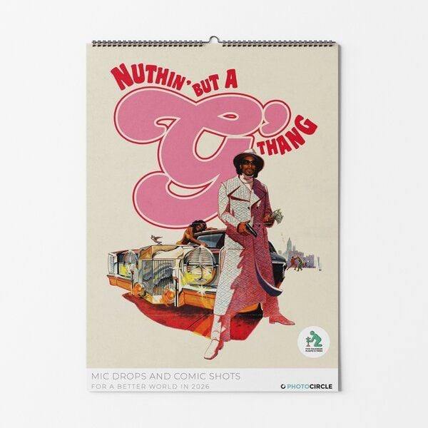 Photocircle Hip Hop Legends Kalender 2026 – Mic Drops & Comic Shots by David Redon von Photocircle