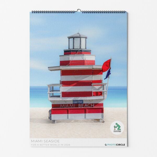Photocircle Miami Beach Seaside Terminplaner & Wandkalender 2026 Photocircle Miami Beach Seaside Terminplaner & Wandkalender 2026 von Photocircle