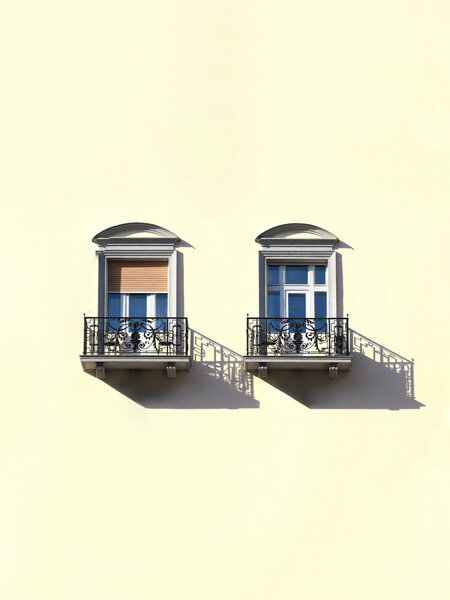 Photocircle Minimal Poster / Leinwandbild / Kunstdruck / Wandbild - Neighbors von Photocircle