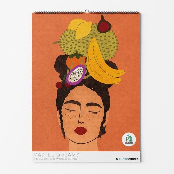 Photocircle Pastel Dreams Kalender 2026 mit pastellfarbenen weiblichen Fashion Illustrationen von Lemon Fee von Photocircle