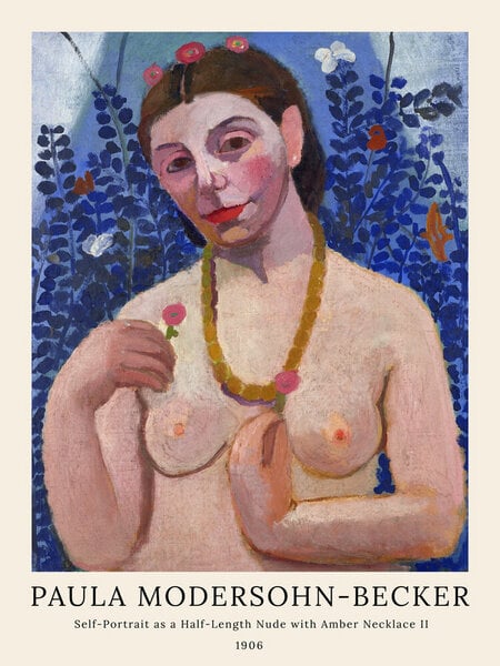 Photocircle Poster / Leinwandbild / Kunst - Paula Modersohn-Becker: Selbstporträt von Photocircle