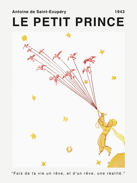 Photocircle Poster / Leinwandbild / Wandbild - Le Petit Prince - Fais de la vie un rêve von Photocircle