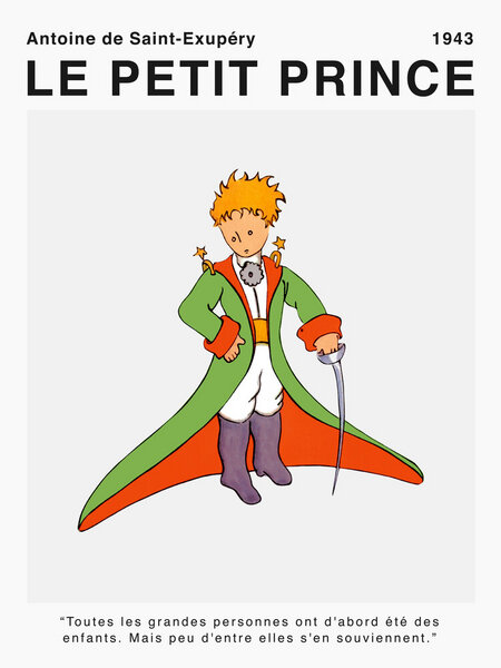 Photocircle Poster / Leinwandbild / Wandbild - Le Petit Prince - Toutes les grandes personnes von Photocircle
