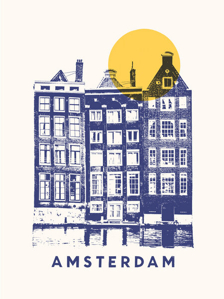 Photocircle Poster / Leinwandbild - Amsterdam von Photocircle