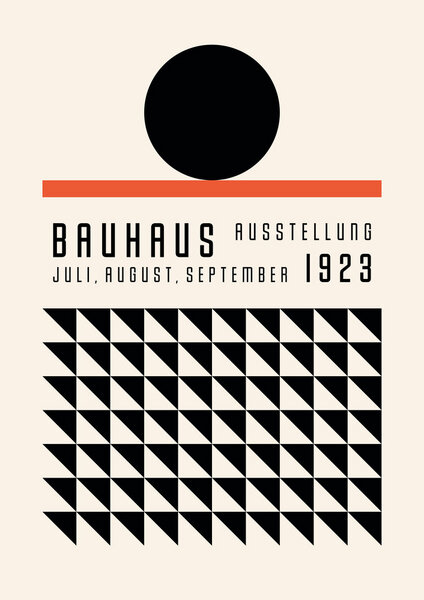 Photocircle Poster / Leinwandbild - Bauhaus Austellung Weimar von Photocircle