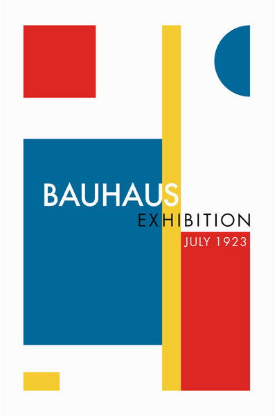 Photocircle Poster / Leinwandbild - Bauhaus Exhibition (1923) von Photocircle
