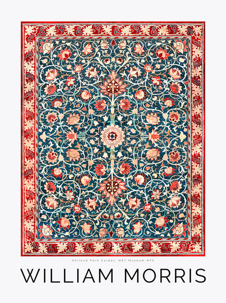 Photocircle Poster / Leinwandbild - Carpet Pattern von William Morris von Photocircle