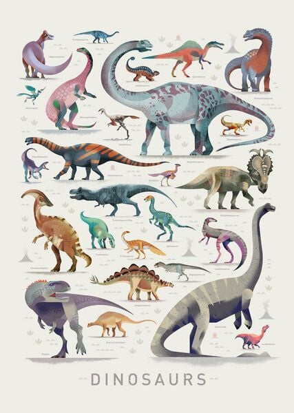 Photocircle Poster / Leinwandbild - Dinosaurier 1 von Photocircle