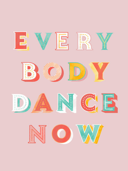 Photocircle Poster / Leinwandbild - Everybody dance now von Photocircle