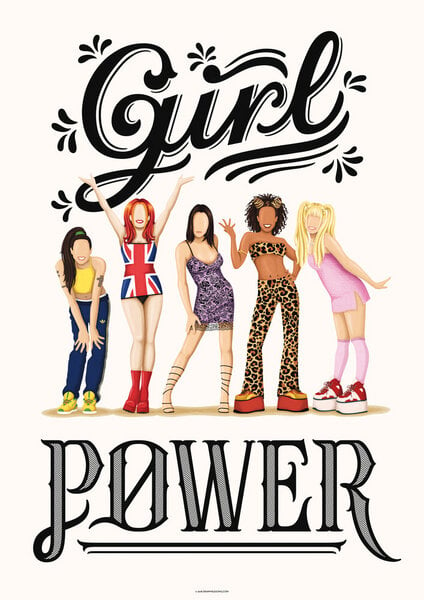 Photocircle Poster / Leinwandbild - Girl Power von Photocircle