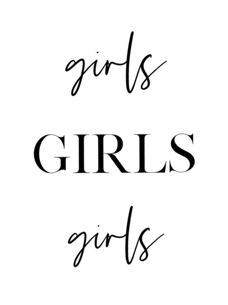 Photocircle Poster / Leinwandbild - Girls Girls Girls von Photocircle