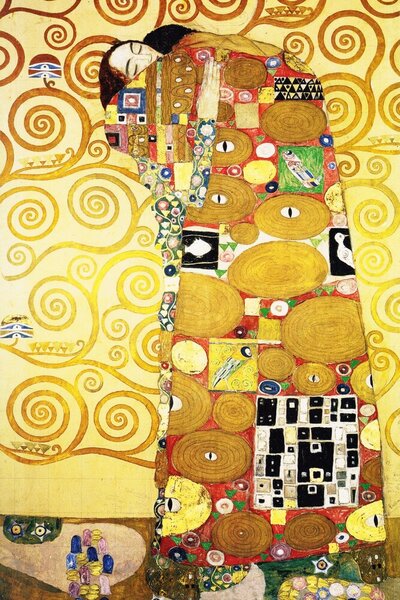 Photocircle Poster / Leinwandbild - Gustav Klimt: Die Umarmung von Photocircle