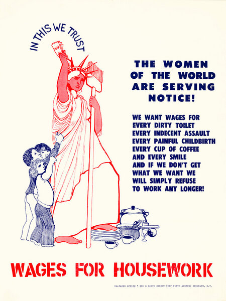 Photocircle Poster / Leinwandbild - In this we trust : the women of the world are serving notice! von Photocircle