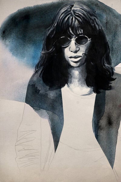 Photocircle Poster / Leinwandbild - Joey Ramone von Photocircle