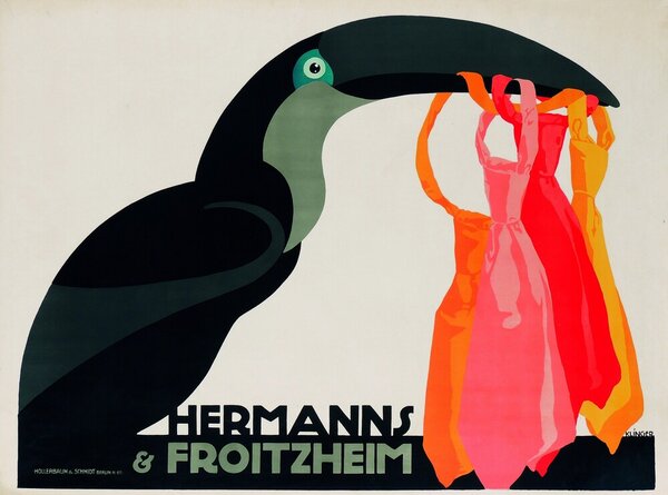 Photocircle Wandbild / Kunstdruck / Poster / Leinwand - Julius Klinger: Hermanns & Froitzheim von Photocircle