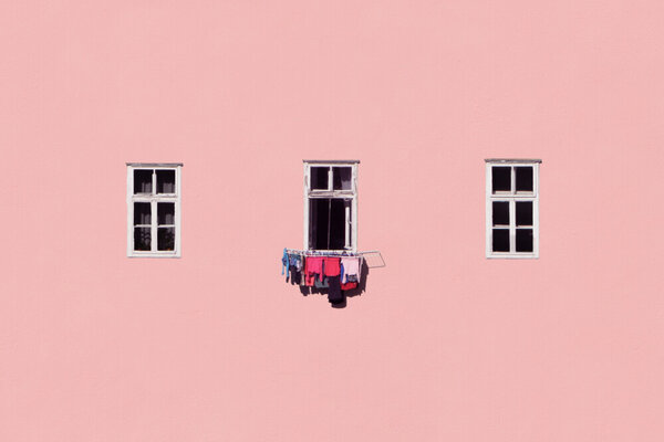 Photocircle Poster / Leinwandbild - Laundry Day von Photocircle