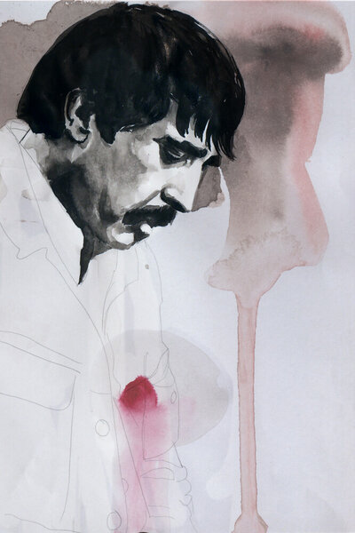 Photocircle Poster / Leinwandbild - Lee Hazlewood von Photocircle