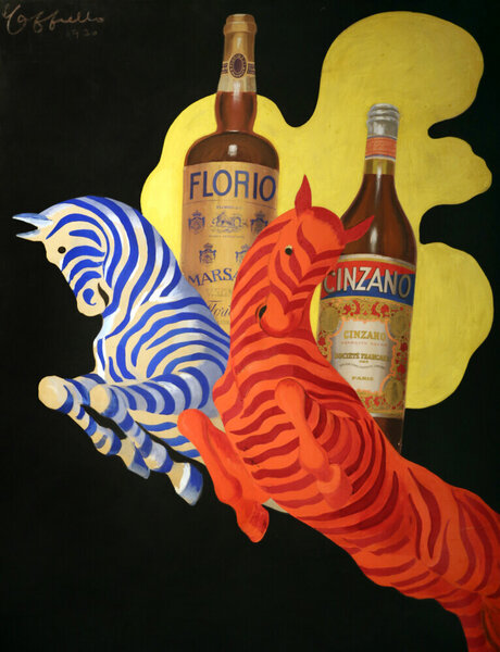 Photocircle Wandbild / Kunstdruck / Poster / Leinwand - Leonetto Cappiello: Florio Cinzano (1930) von Photocircle