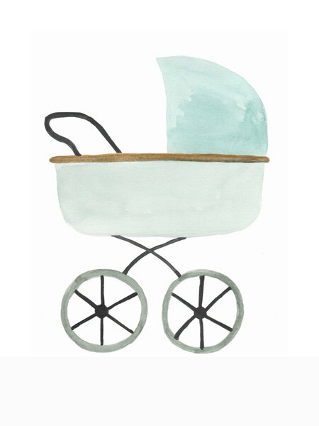 Photocircle Poster / Leinwandbild - Mantika Kinderwagen von Photocircle