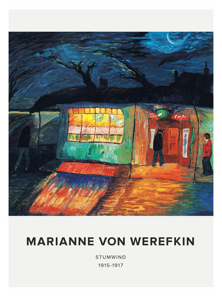 Photocircle Poster / Leinwandbild - Marianne von Werefkin: Sturmwind (1915-1917) - Ausstellungsposter von Photocircle