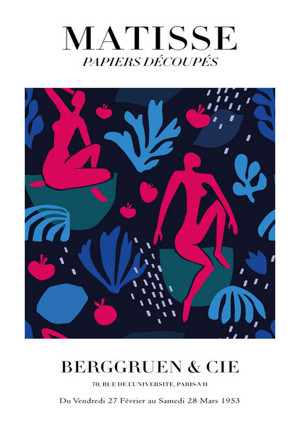 Photocircle Poster / Leinwandbild - Matisse – Frauen in pink von Photocircle