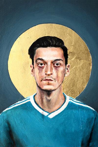 Photocircle Poster / Leinwandbild - Mesut Özil von Photocircle