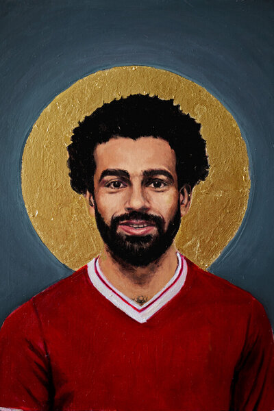 Photocircle Poster / Leinwandbild - Mohamed Salah von Photocircle